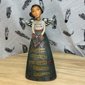 "Love Wide" Angel Figurine by artist Kelly Rae Roberts - 2014